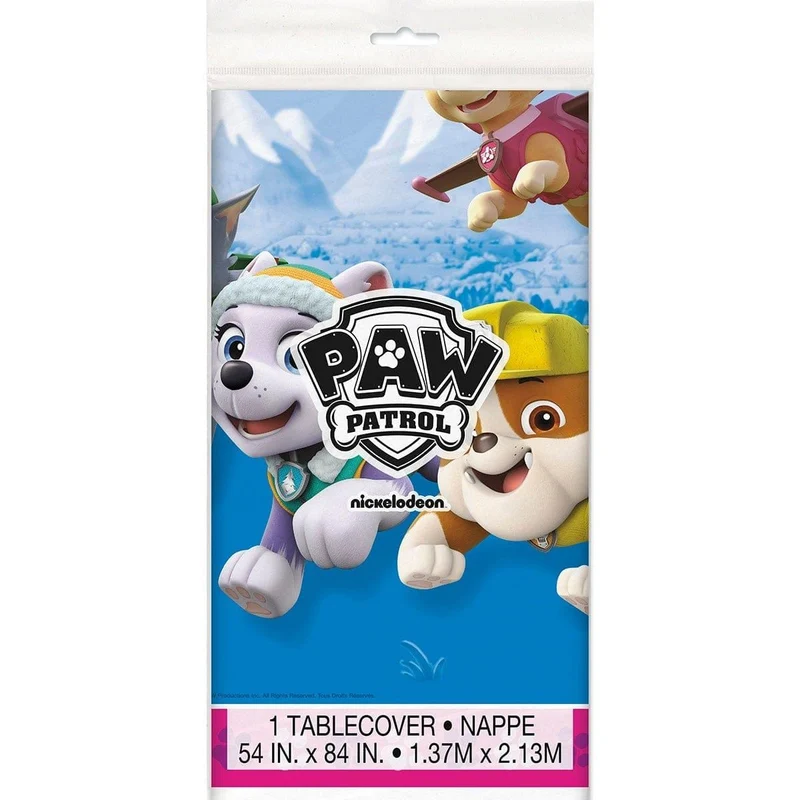 Paw Patrol Girl Plastic Tablecover