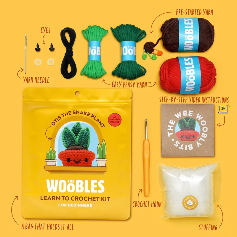 Otis the Snake Plant Crochet Kit