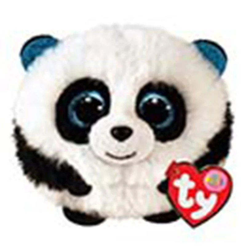 TY Puffies - Bamboo the Panda Plush