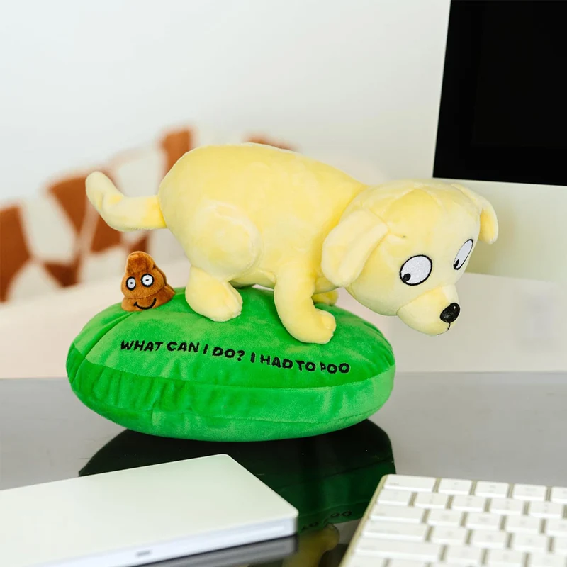I had to Poo Plush Yellow Lab
