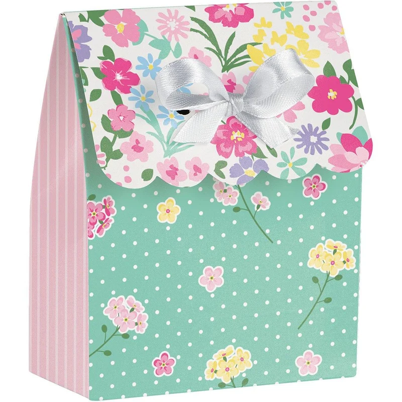 Floral Tea Party Favour Bags, 12 Count