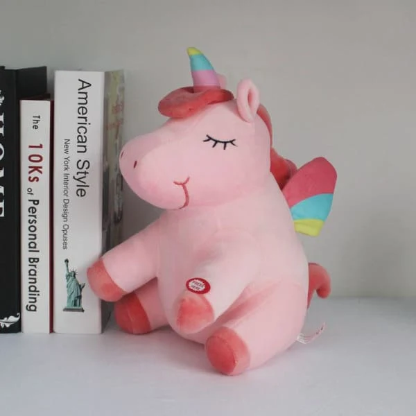 Peluche Kawaii Licorne Lumineuse