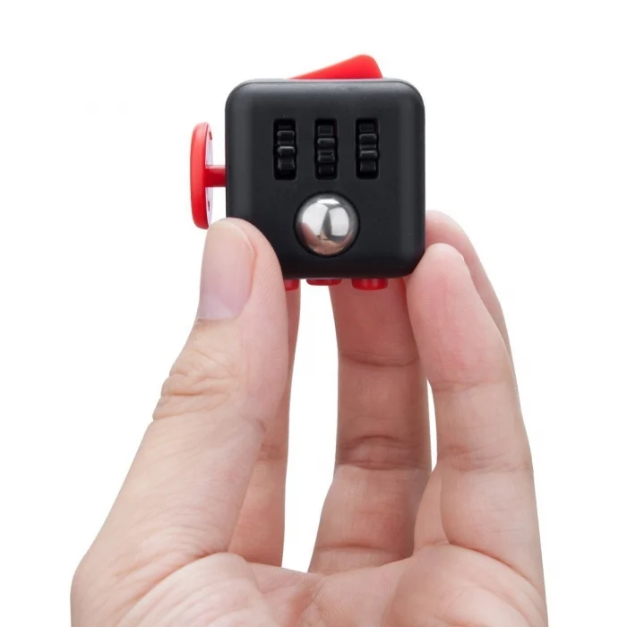Fidget Cube Rouge et Noir
