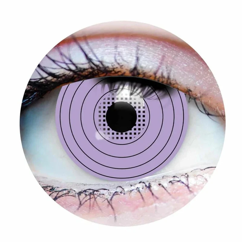 PRIMAL® Rinnegan Haze - Purple Naruto Cosplay Coloured Contact Lenses, 3 Month Usage