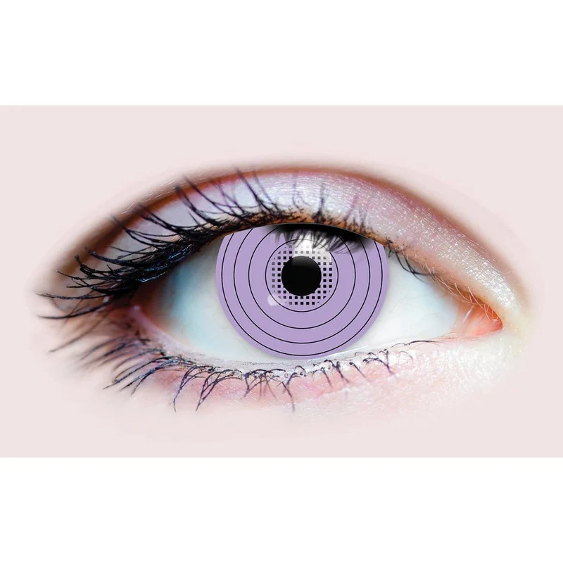 PRIMAL® Rinnegan Haze - Purple Naruto Cosplay Coloured Contact Lenses, 3 Month Usage
