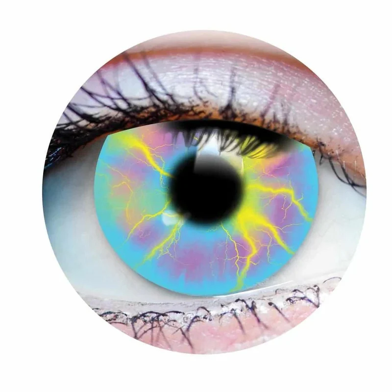 PRIMAL® Unicorn - Rainbow Coloured Contact Lenses, 3 month usage