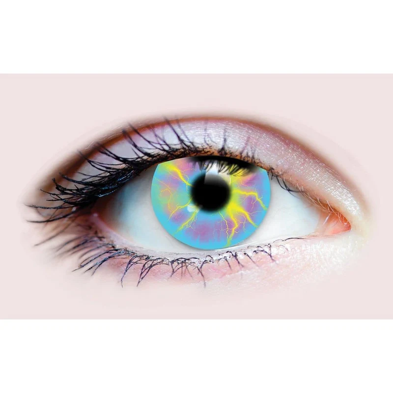 PRIMAL® Unicorn - Rainbow Coloured Contact Lenses, 3 month usage
