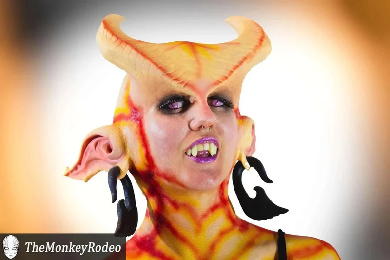 PRIMAL® Demon Slayer - Pink Cosplay Coloured Contact Lenses, 3 months usage