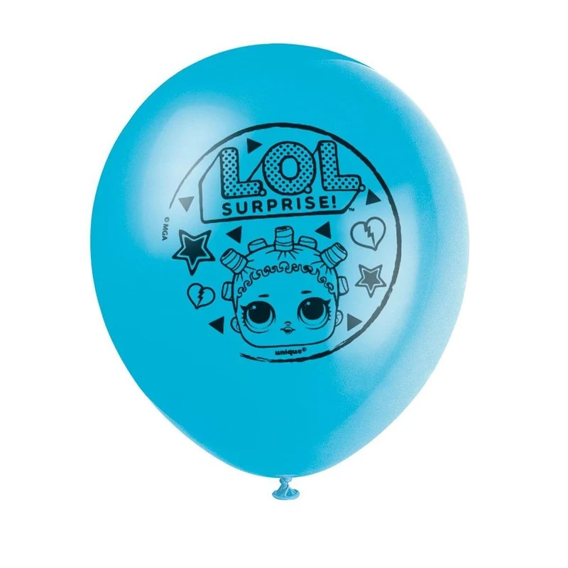 LOL Surprise Latex Balloon, 12 Inches, 8 Count
