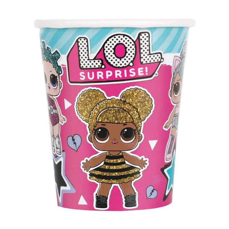 LOL Surprise Cups, 9 oz., 8 Count
