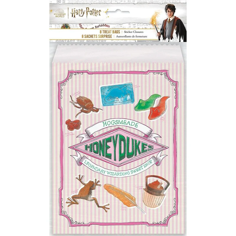Harry Potter Loot Bags, 8 Count