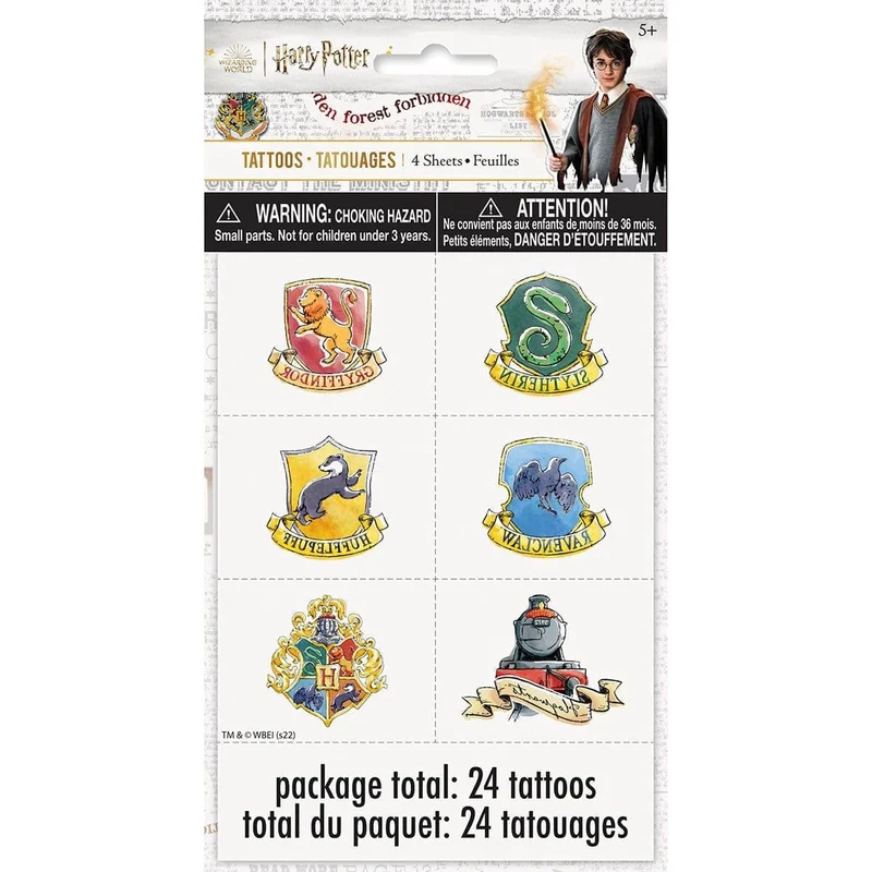 Harry Potter Tattoos, 24 Count