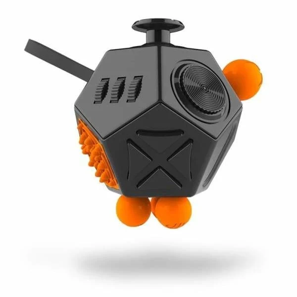 Fidget Cube 12 Faces Noir