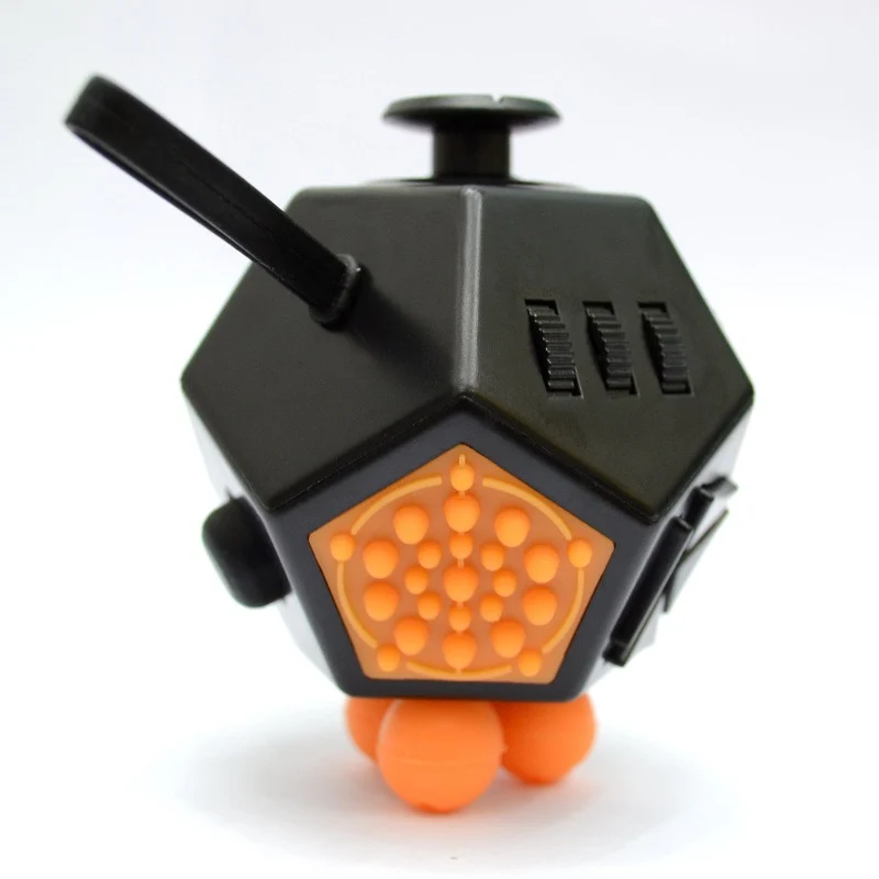 Fidget Cube 12 Faces Noir