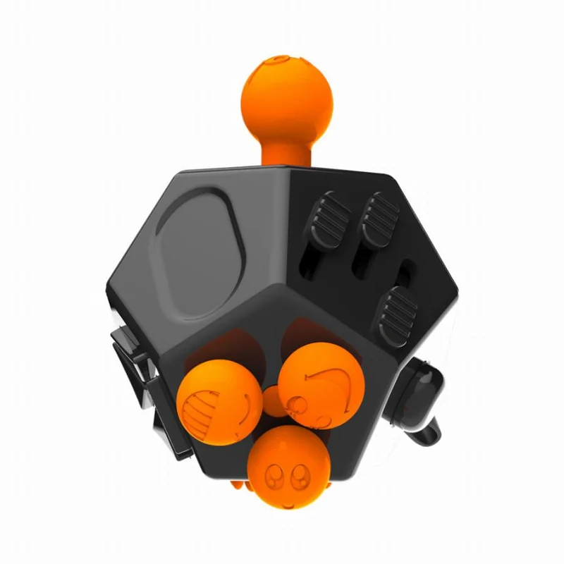 Fidget Cube 12 Faces Noir