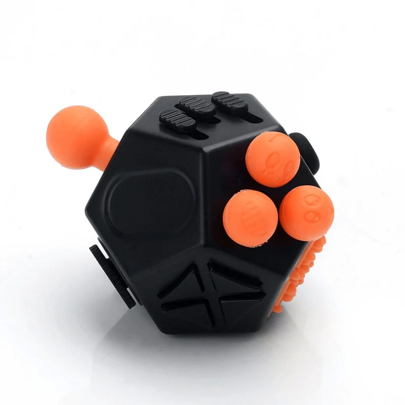 Fidget Cube 12 Faces Noir