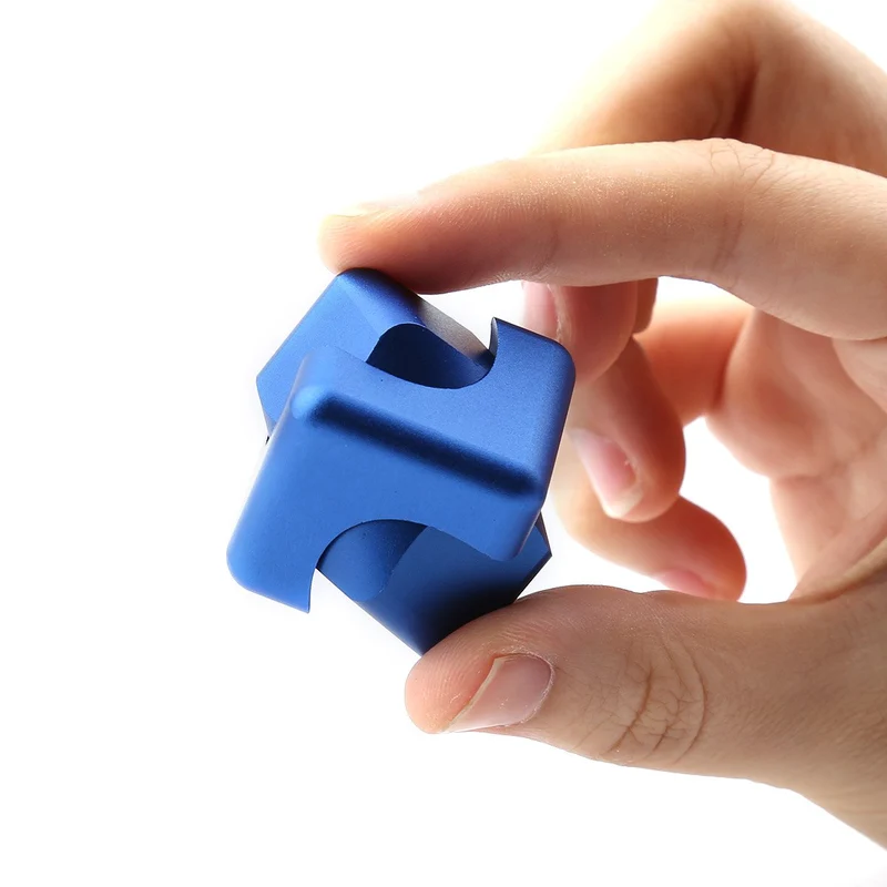 Fidget Cube Spinner Bleu