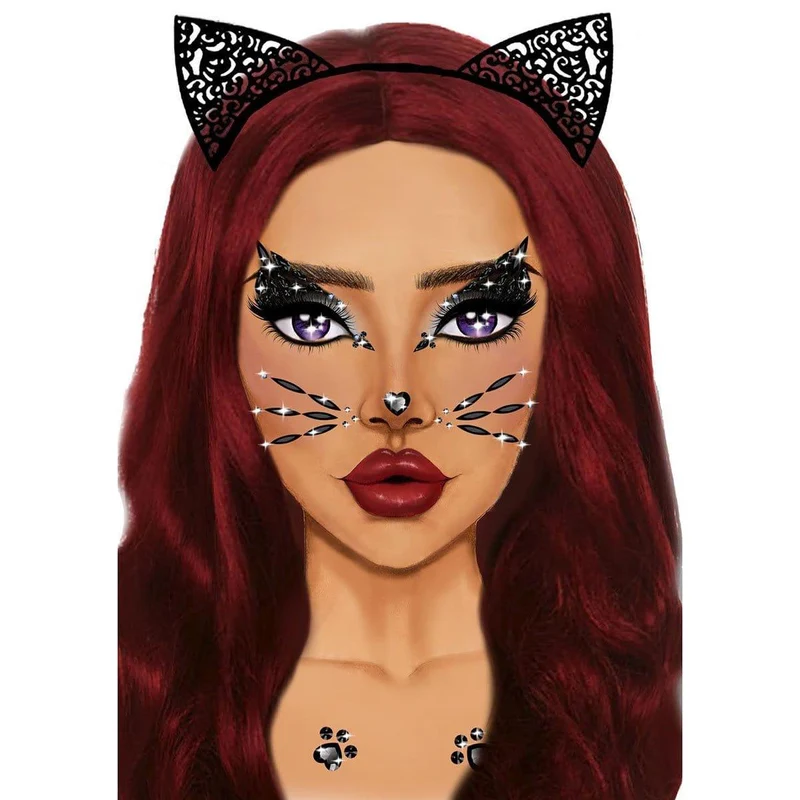 Animal Adhesive Face Jewels