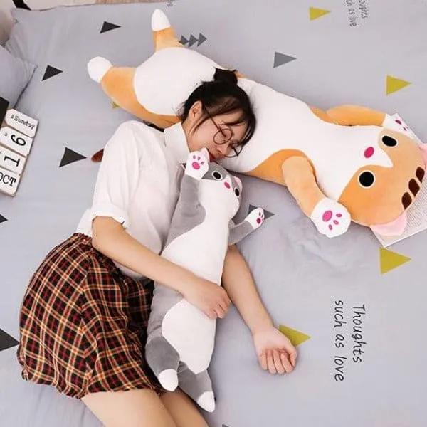 Peluche Oreiller Kawaii Chat