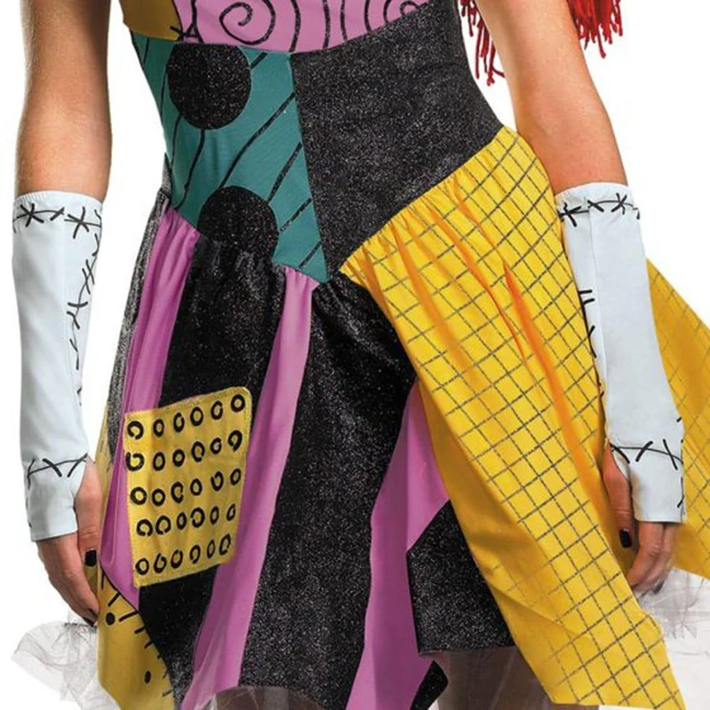 Sally Deluxe Costume for Adults, Nightmare Before Christmas