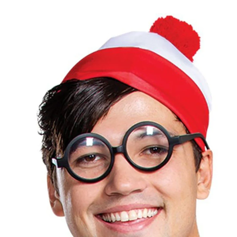 Waldo Classic Costume for Adults, Where's Waldo