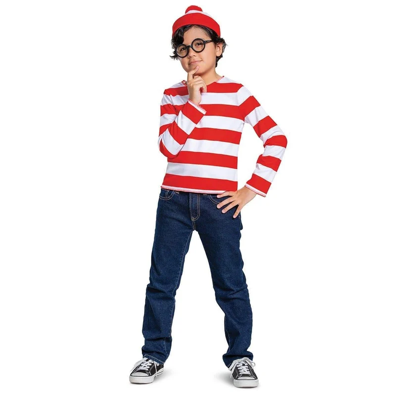 Waldo Costume Kit for Kids, Where's Waldo