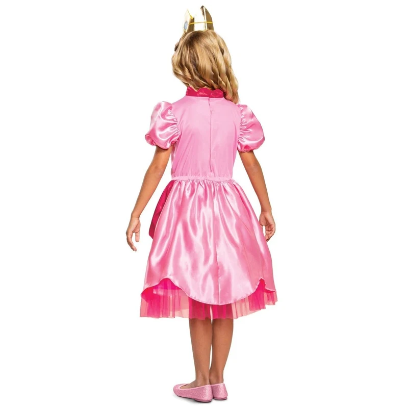 Peach Classic Costume for Kids, Super Mario Bros.