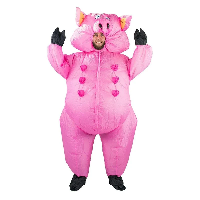 Inflatable Pig Costume for Adults