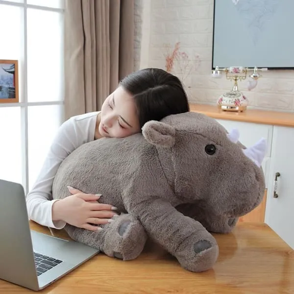 Peluche Kawaii Rhinocéros