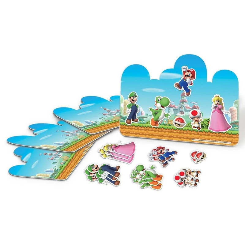 Super Mario Bros Birthday Party Craft Kit, 4 Count