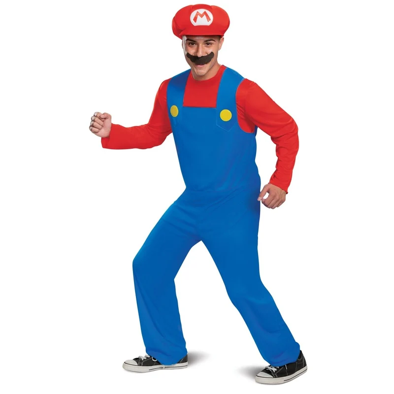 Mario Classic Costume for Adults, Super Mario Bros.