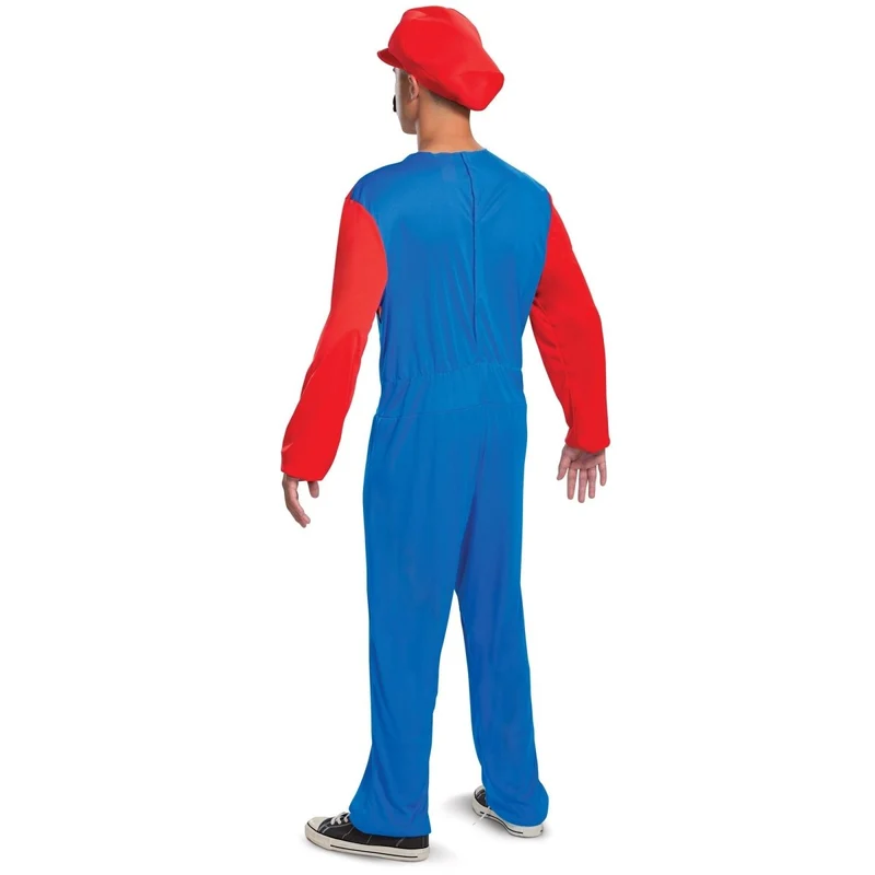 Mario Classic Costume for Adults, Super Mario Bros.