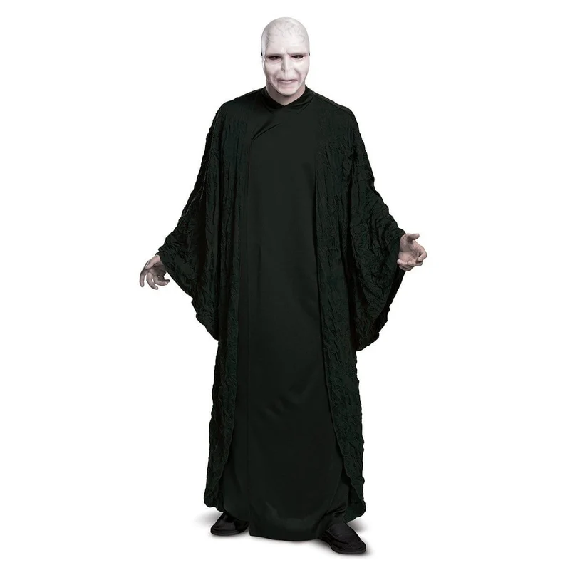 Harry Potter Voldemort Deluxe Costume for Adults, Black Robe