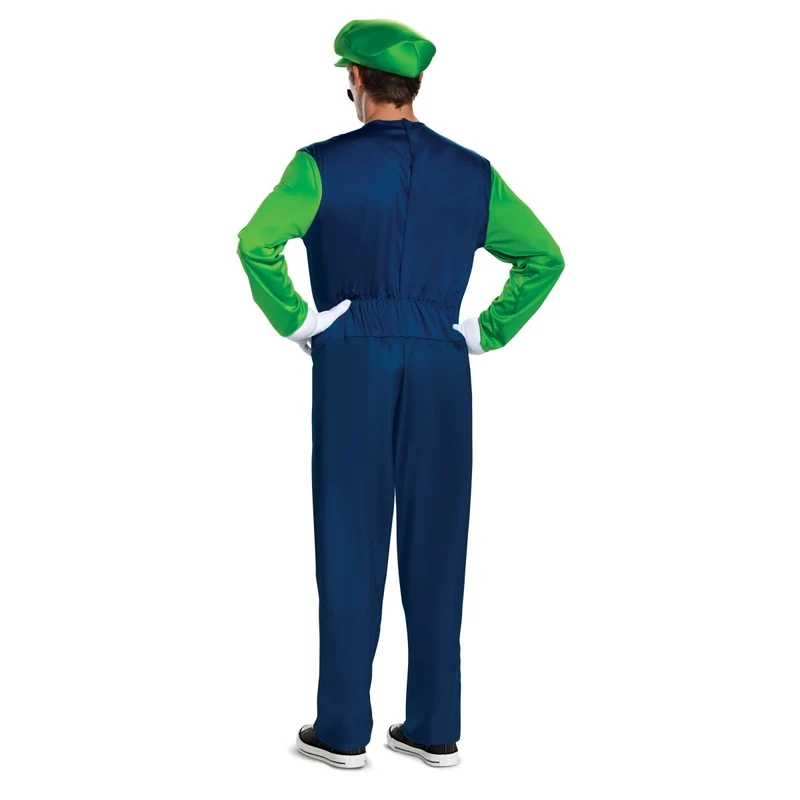 Luigi Deluxe Costume for Adults, Super Mario Bros.