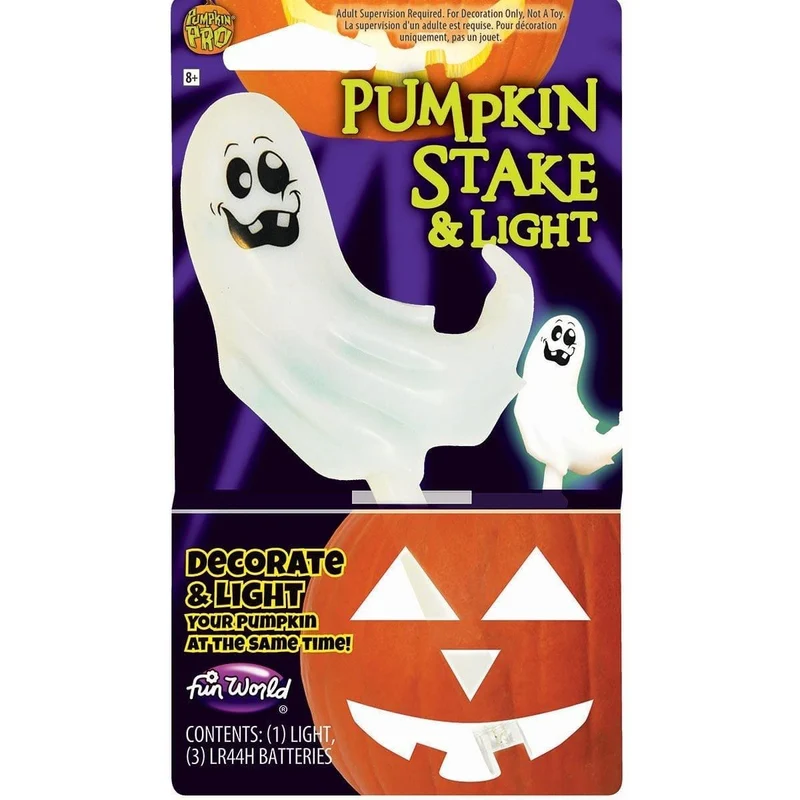 Pumpkin Topper Light Up, Assortment, 1 count