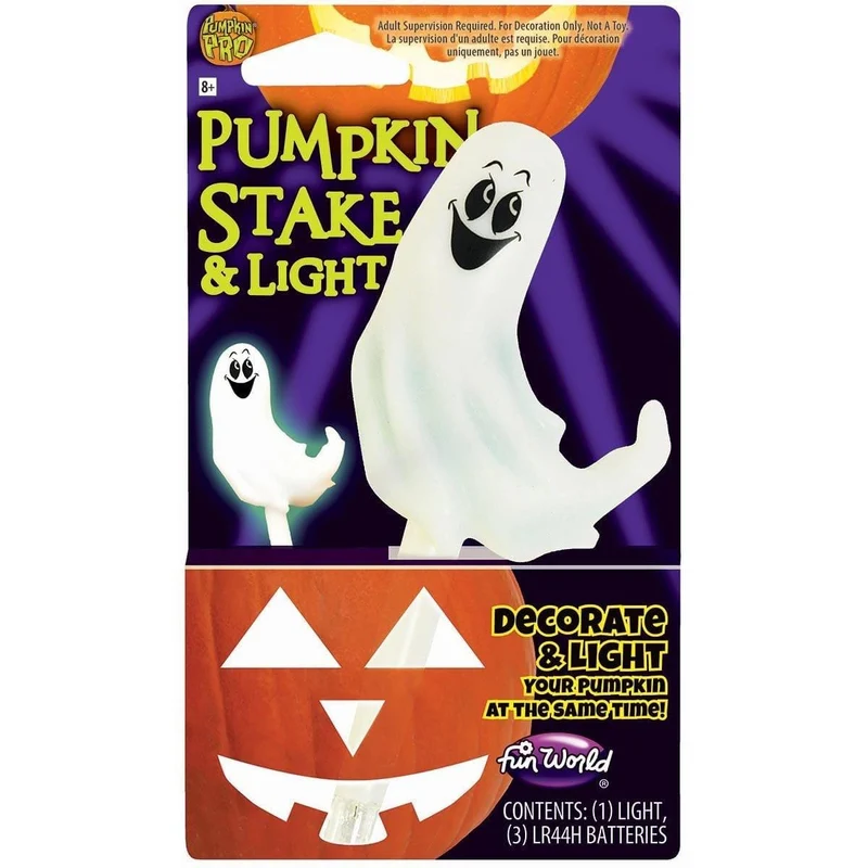 Pumpkin Topper Light Up, Assortment, 1 count