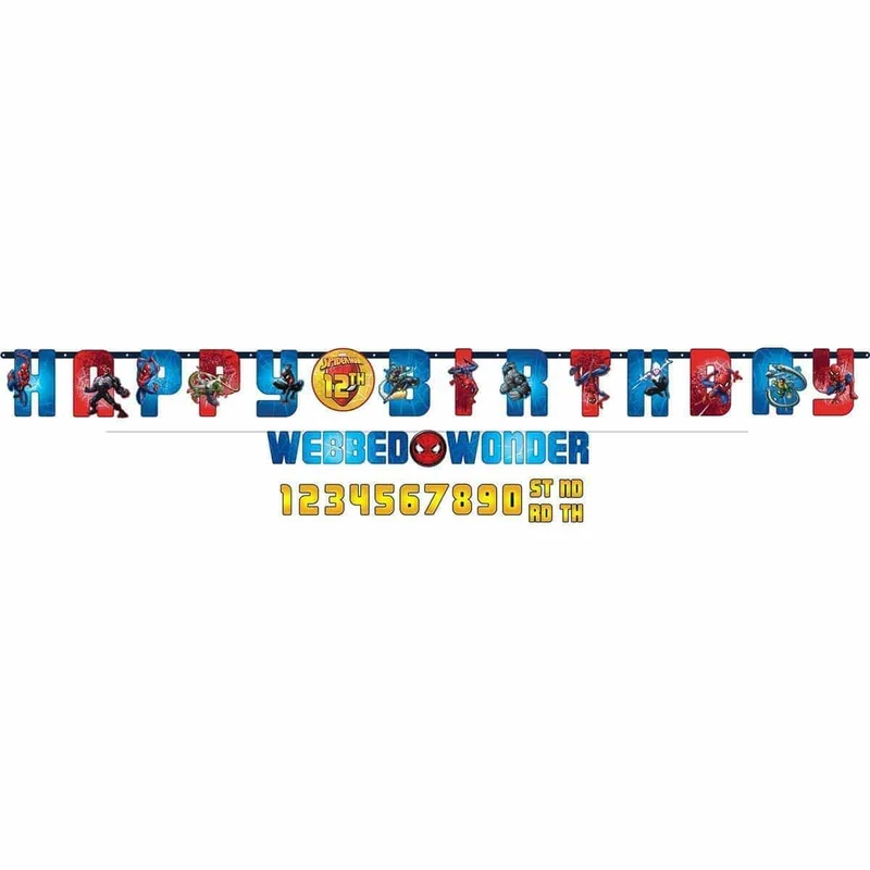 Spider-man Jumbo Letter Banner Kit
