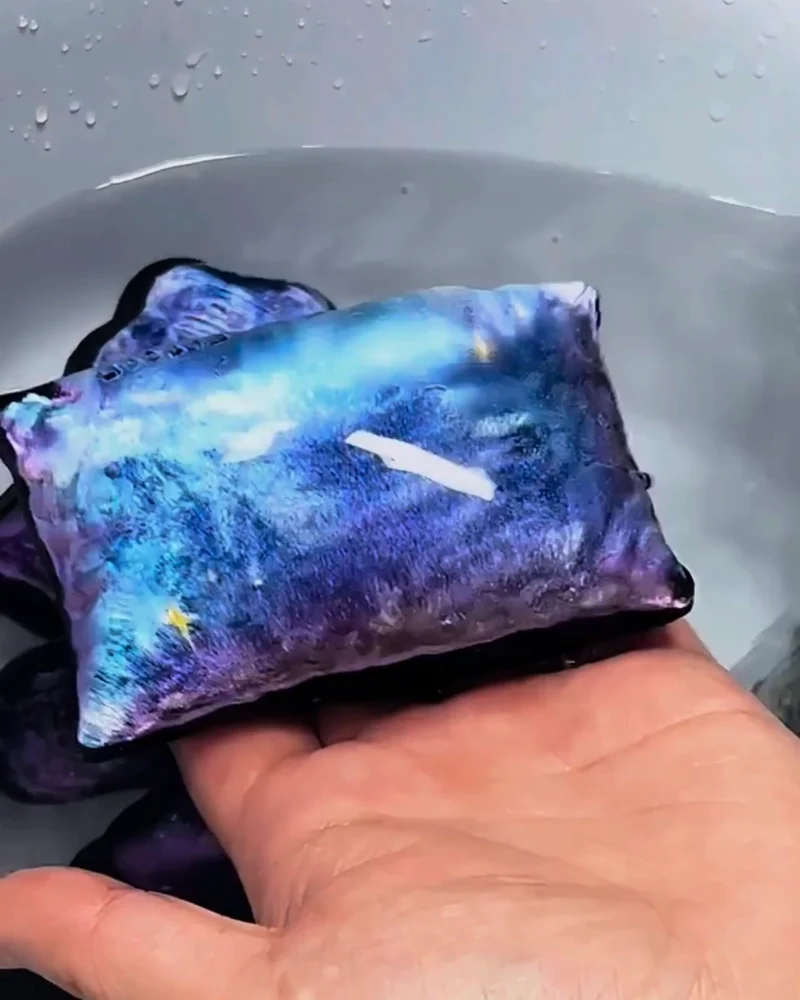 Transparent Cosmos Pillow Squishy Stress Relief Decompression Toy
