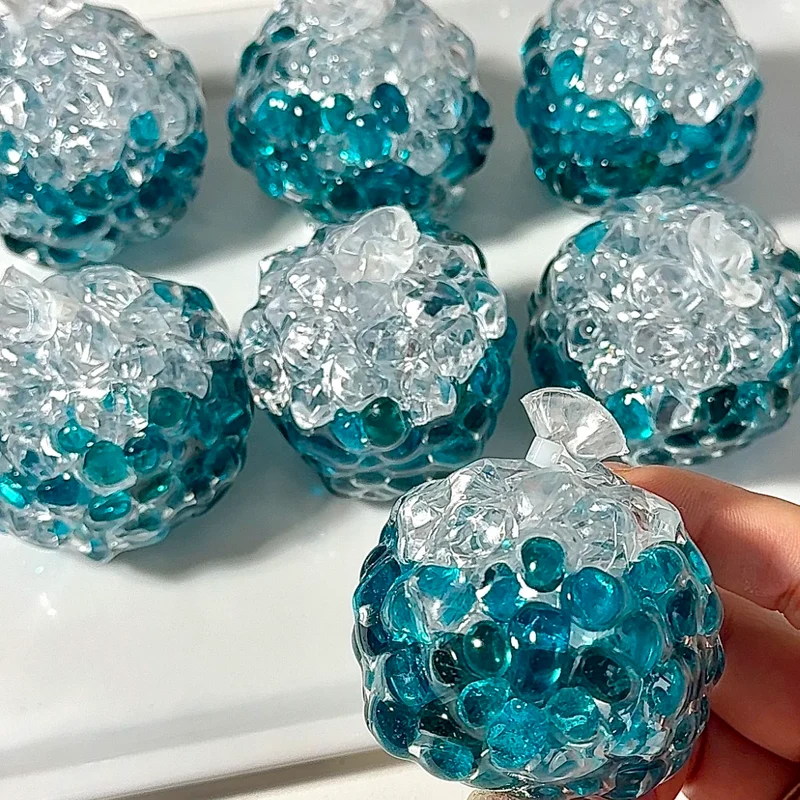 Stress Ball Glass Filler Squishy Stress Relief Decompression Toy