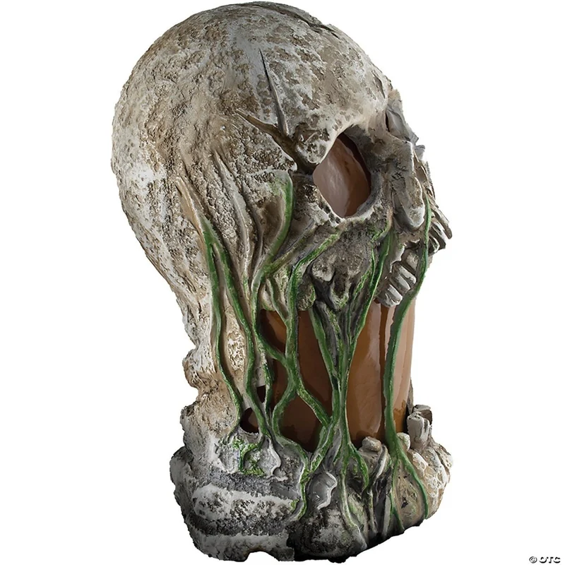 Flaming Rotted Skull