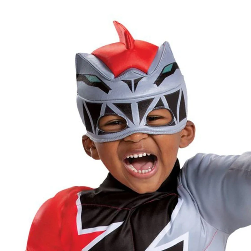 Red Power Rangers Dino Costume with Muscles for Toddlers