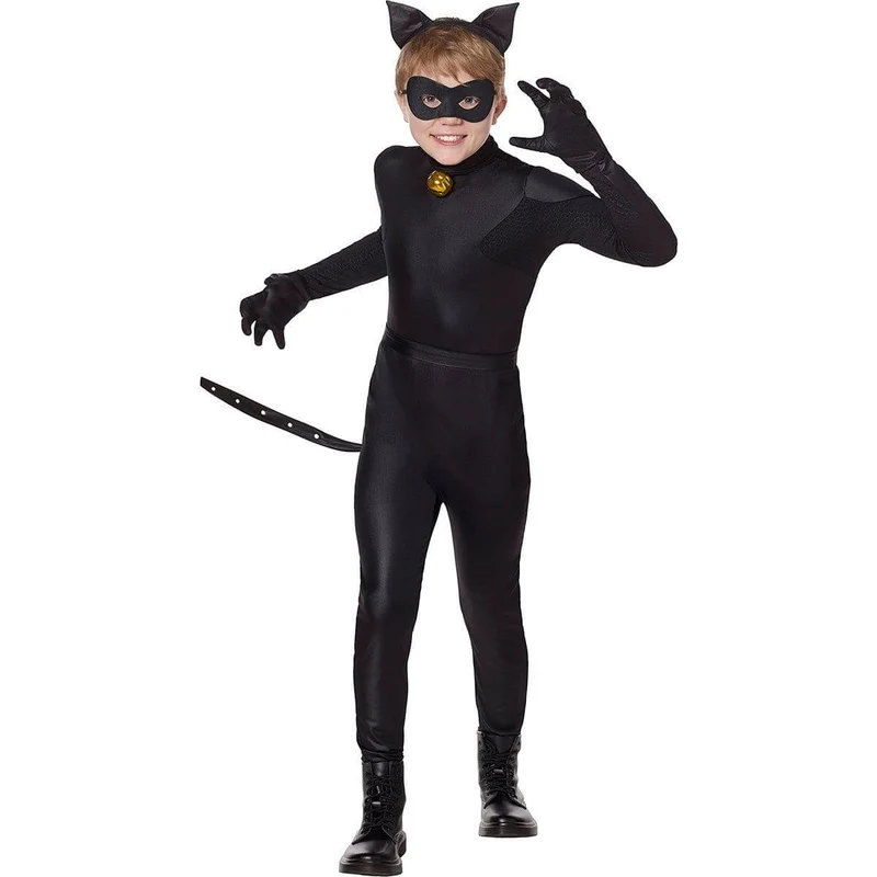 Cat Noir Costume for Kids, Miraculous: Tales of Ladybug and Cat Noir