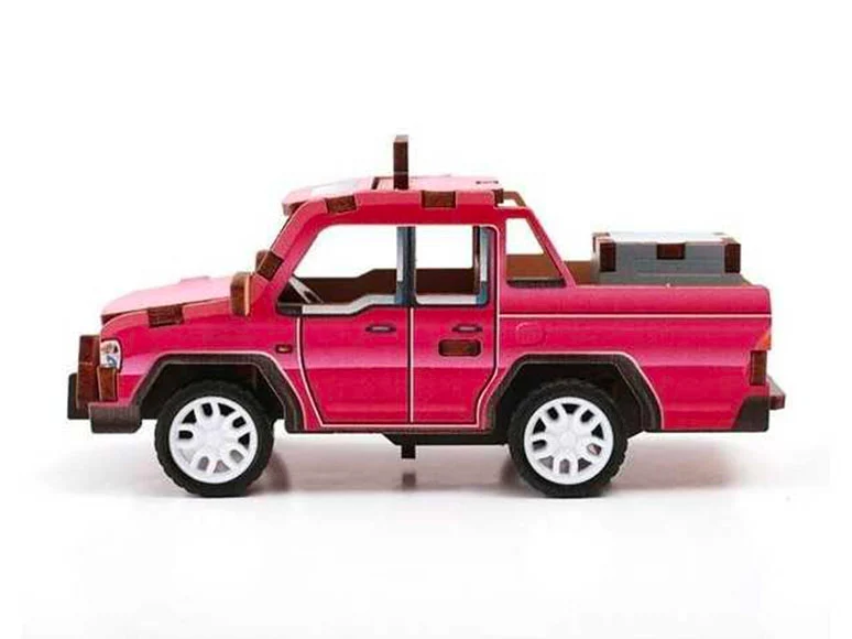Maquette 3D Bois - Vehicule Pick Up