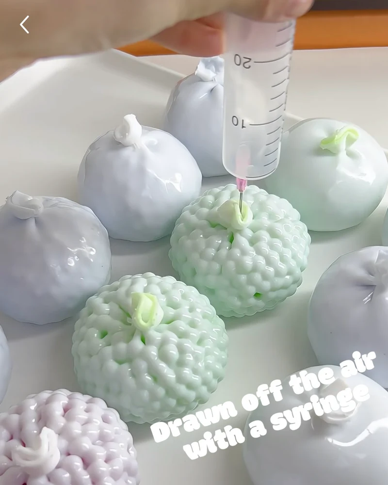Stress Ball Beads Filling Squishy Stress Relief Decompression Toy