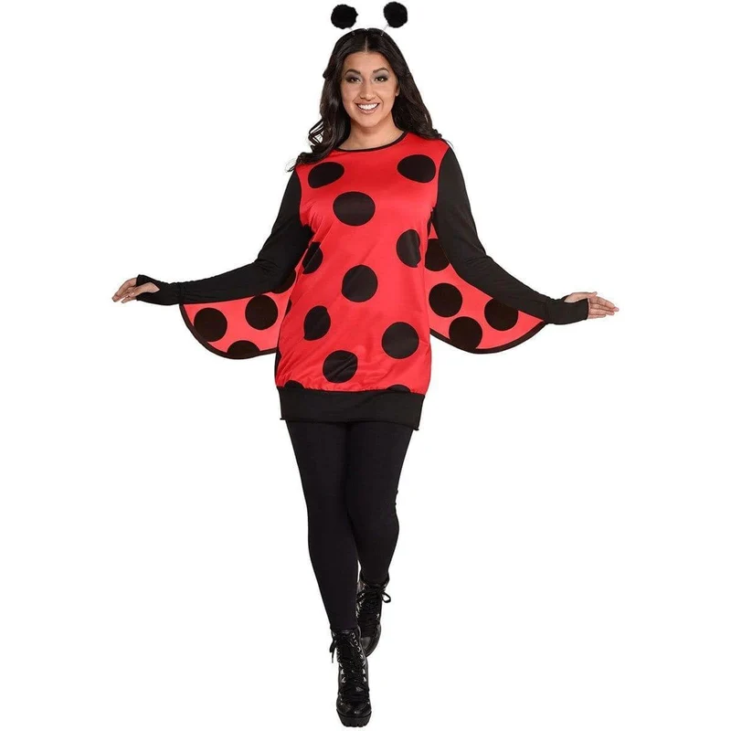 Love Bug Costume for Adults, Red Tunic