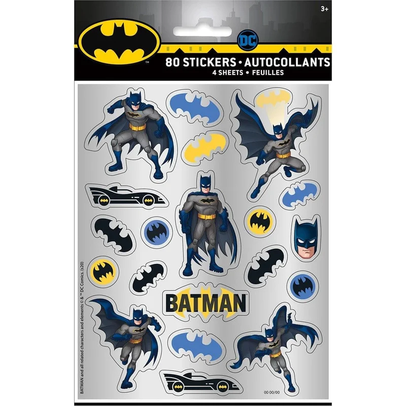 Batman stickers, 80 count