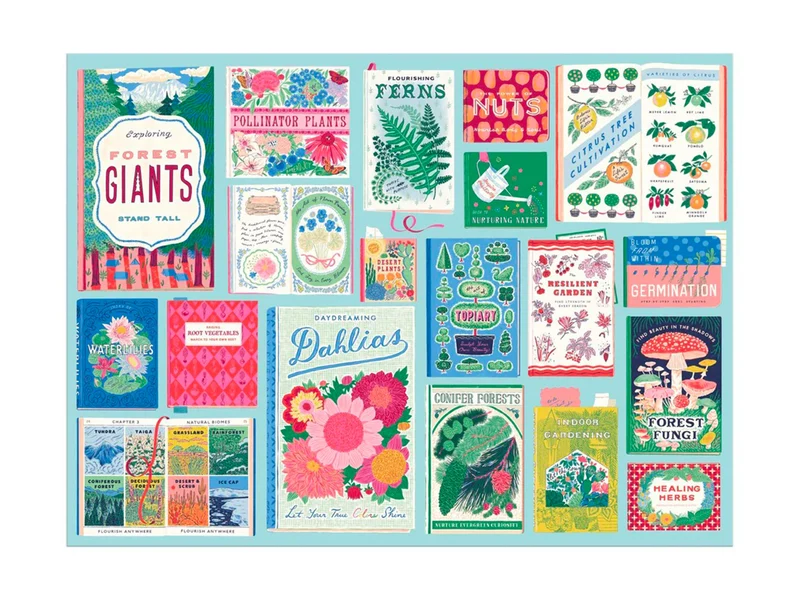 Puzzle Ever Upward Botanist Bookshelf 1000 Pièces - Galison