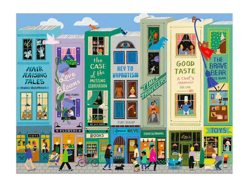 Puzzle Main Street Books 1000 Pièces - Galison