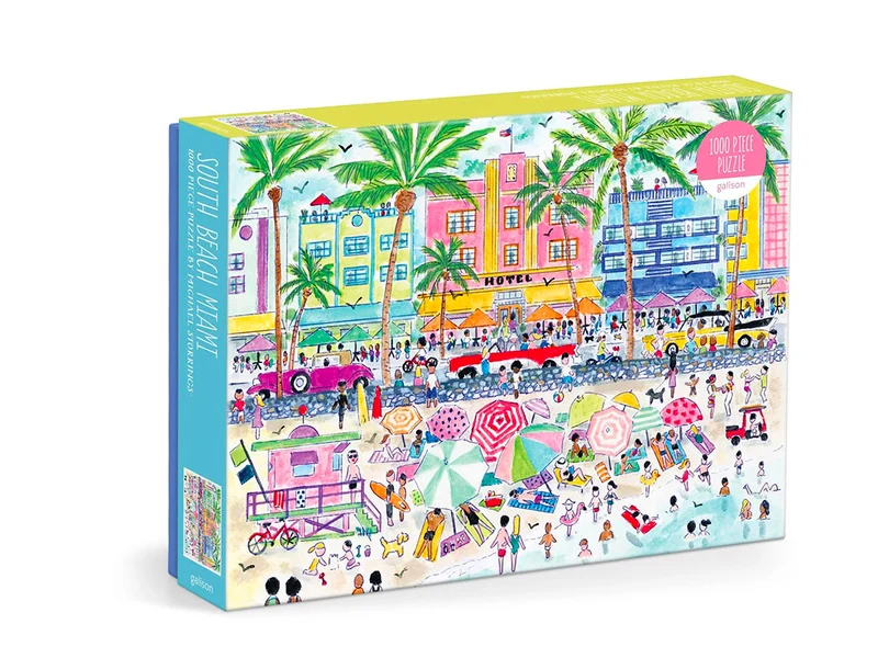 Puzzle South Beach Miami par Michael Storrings 1000 Pièces - Galison