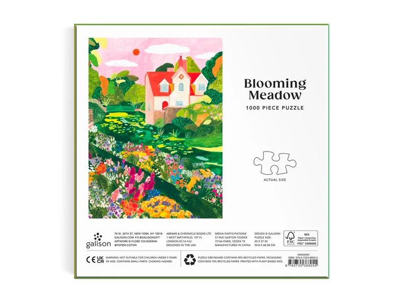 Puzzle Blooming Meadow 1000 Pièces - Galison